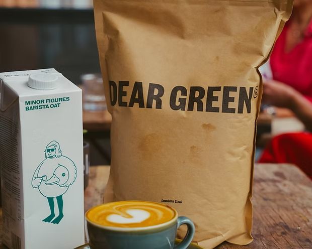 Speciality coffee from Dear Green served in Dean Village Coffee House
