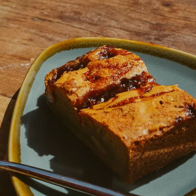 Freshly made cakes in Dean Village