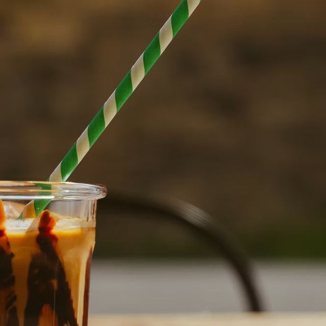 Iced coffee for hot days